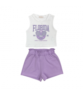 completo corto girl jersey 4/14 anni