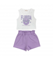 completo corto girl jersey 4/12 anni