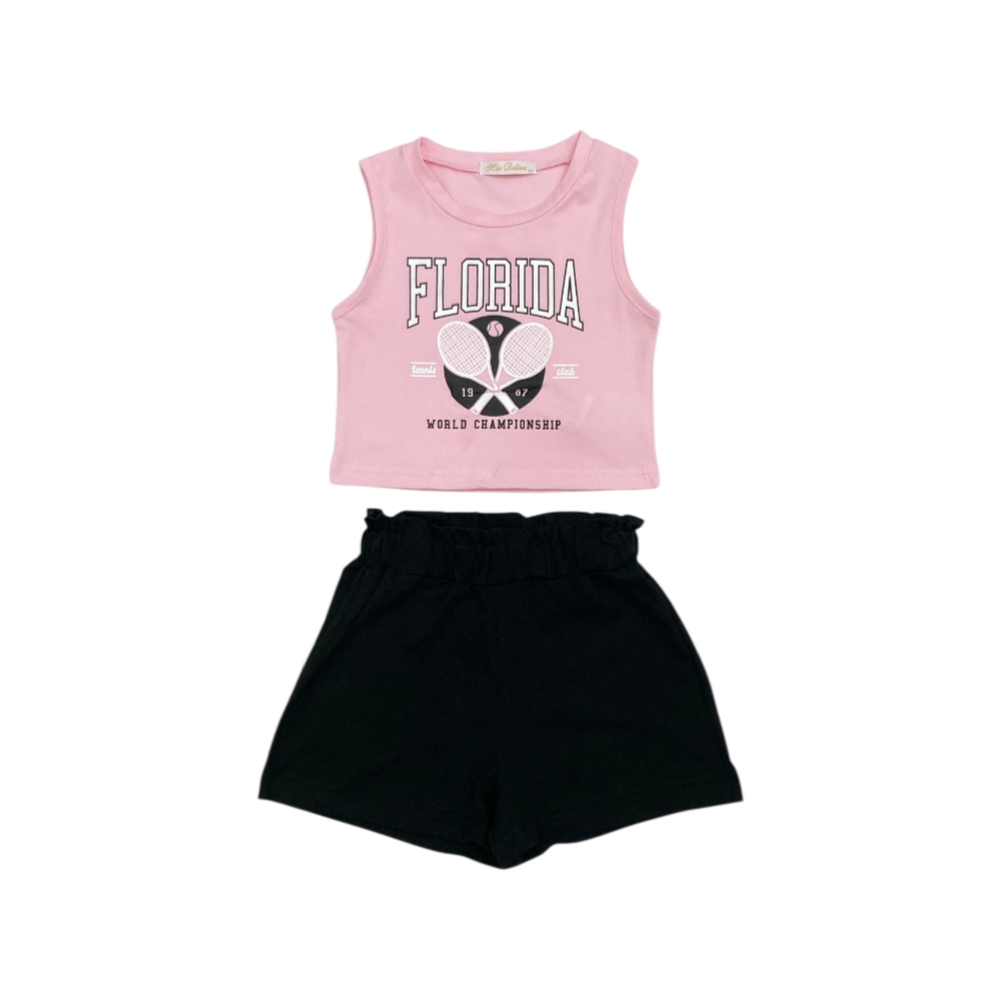 completo corto girl jersey 4/12 anni
