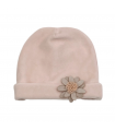 cappellino neonata in ciniglia