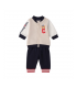 tuta baby felpata 1/24 mesi