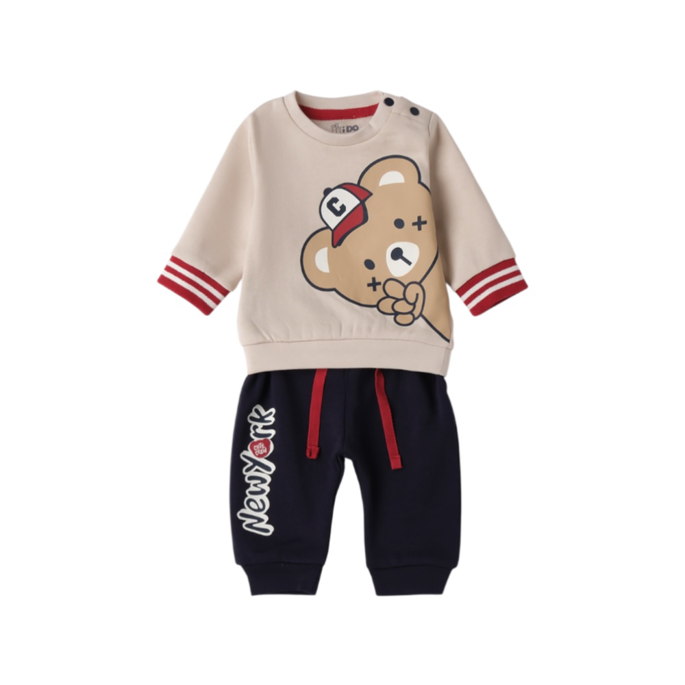 tuta baby felpata 1/24 mesi
