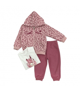 tuta baby felpata 12/36 mesi