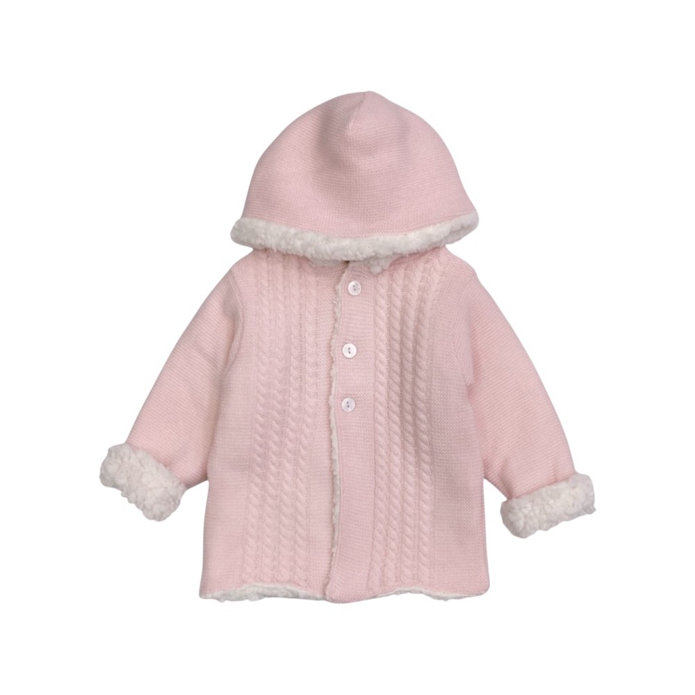 cappottino neonata in maglia