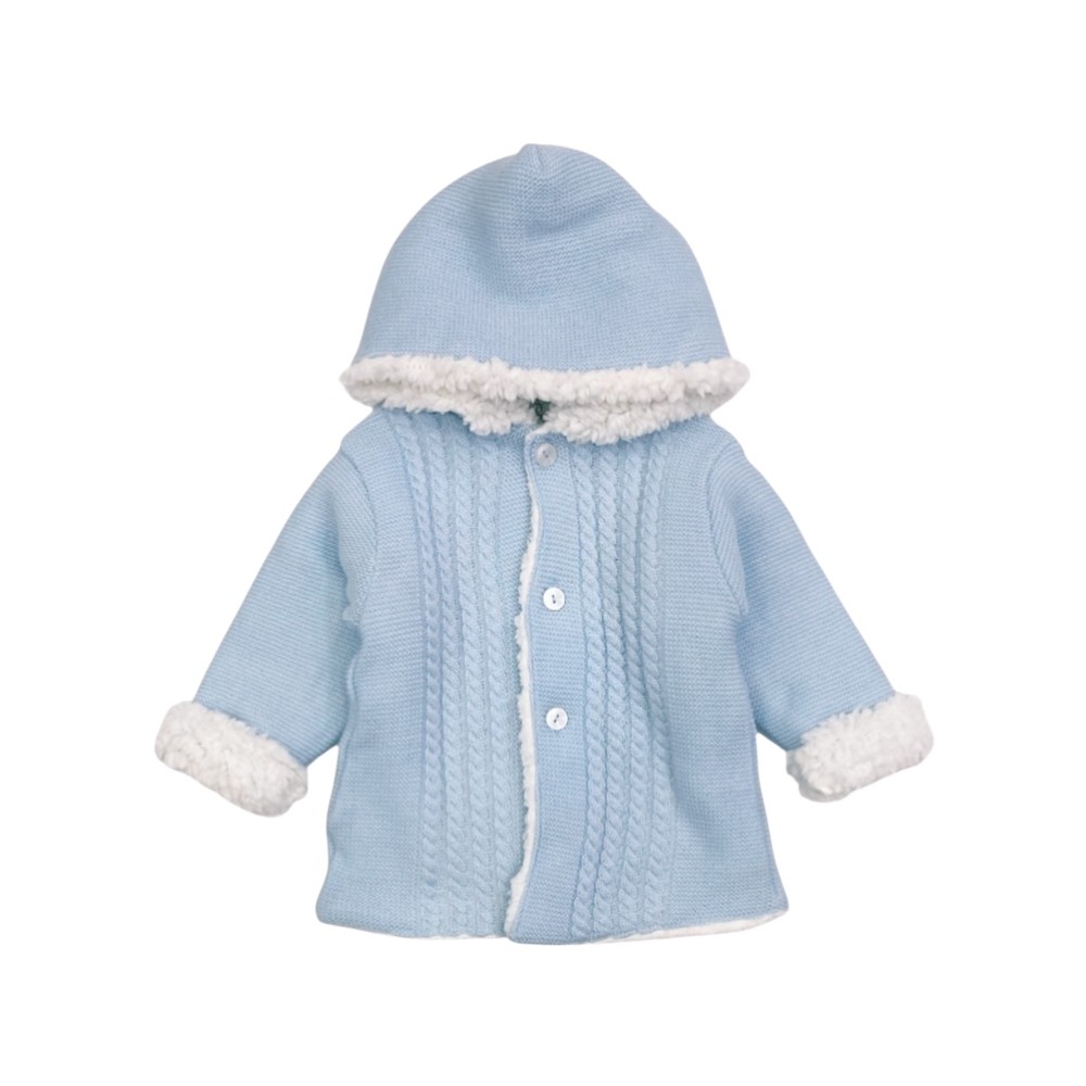 cappottino neonato in maglia