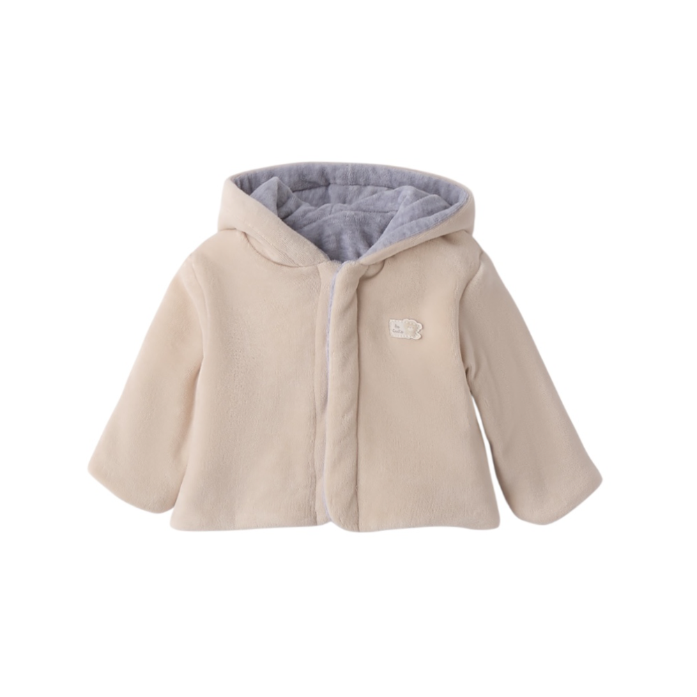 giacca baby revers ciniglia 3/9 mesi