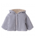 giacca baby revers ciniglia 3/9 mesi