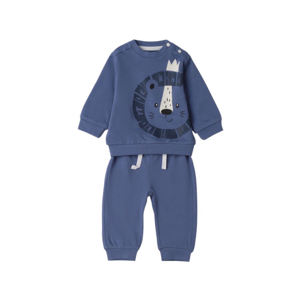 tuta baby felpa leggera 3/9 mesi