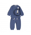 tuta baby felpa leggera 3/9 mesi