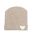 cappellino neonato interlock