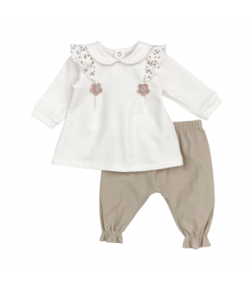 completo baby felpato 3/9 mesi