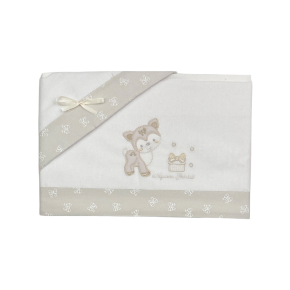 set lenzuolini carrozzina cotone