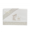 set lenzuolini carrozzina cotone