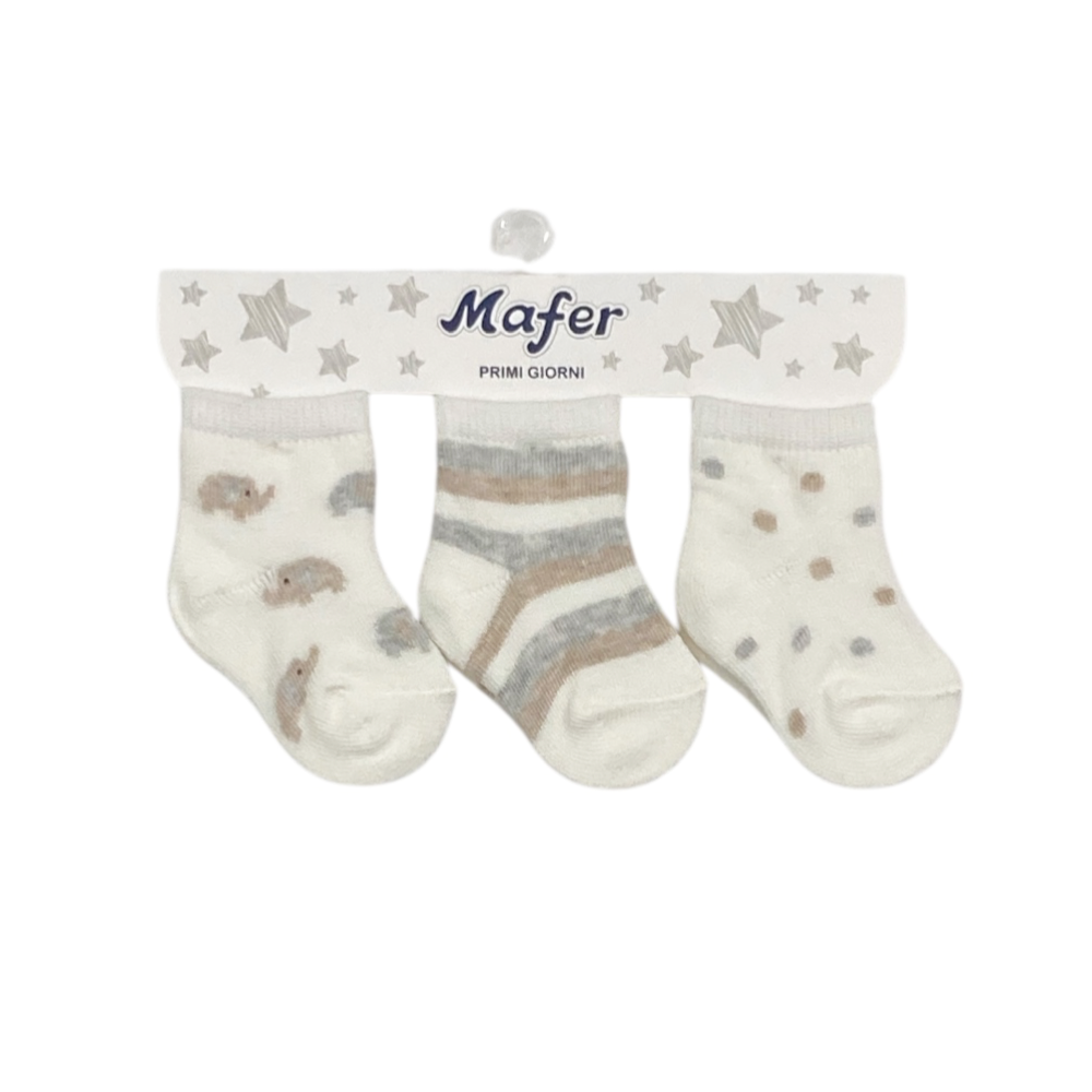 set 3 paia calzini caldo cotone