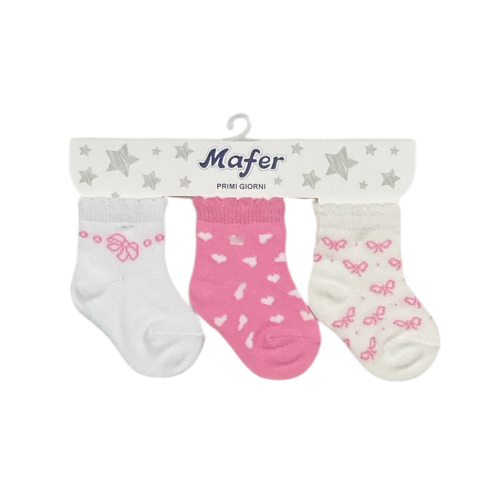 set 3 paia calzini caldo cotone