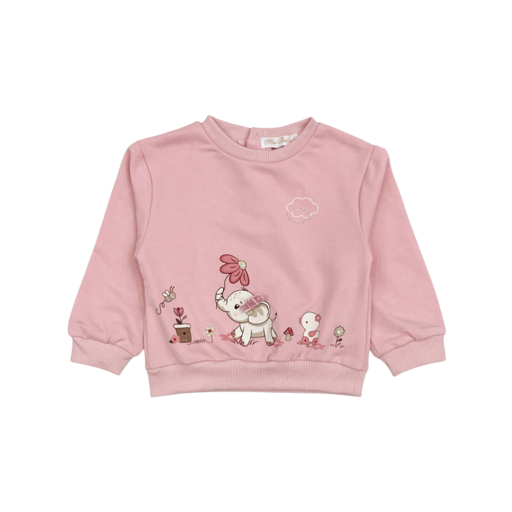 tuta baby felpina 3/6-12/18 mesi