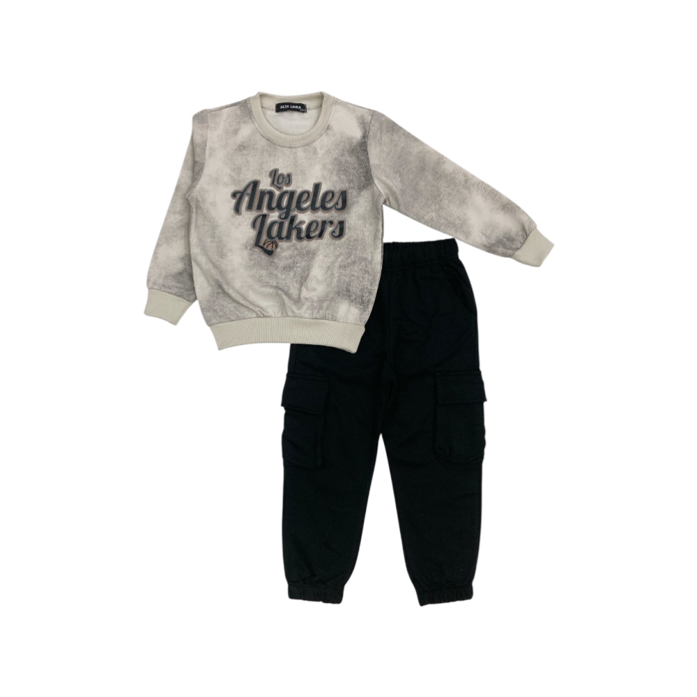 tuta boy felpina 3/4-7/8 anni
