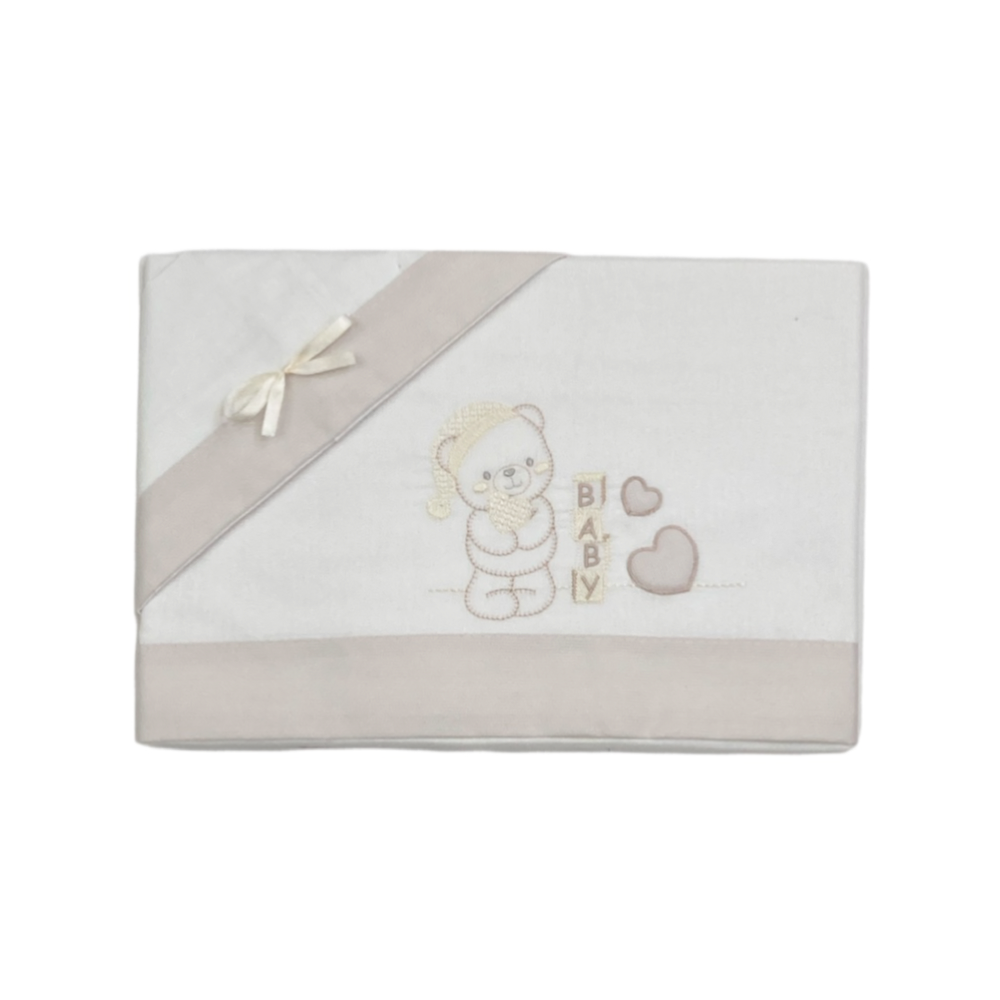 set lenzuolini carrozzina cotone