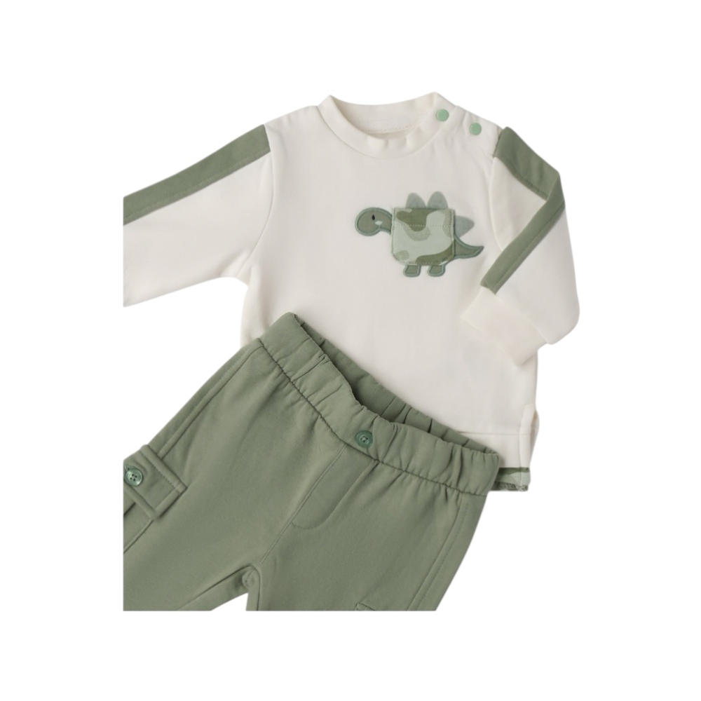 tuta baby felpina 3/9 mesi