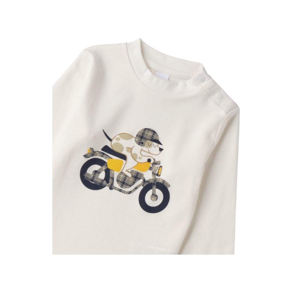 t-shirt baby caldo cotone 9/30 mesi