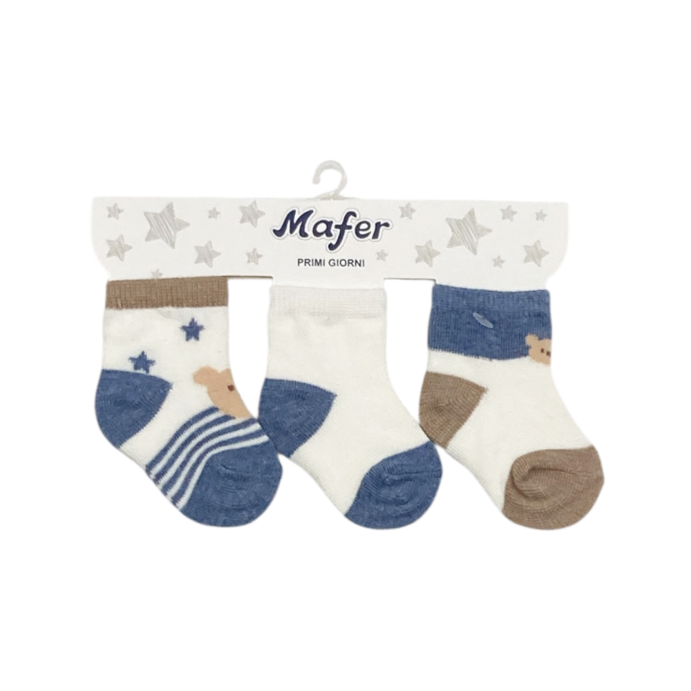 set 3 paia calzini caldo cotone