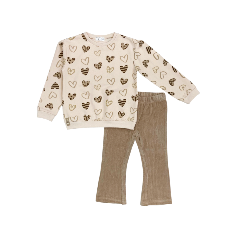 completo girl felpina 3/6 anni