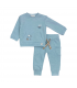 tuta baby felpina 1/9 mesi