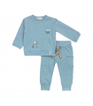 tuta baby felpina 1/9 mesi