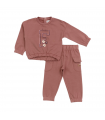 tuta baby felpina 3/24 mesi