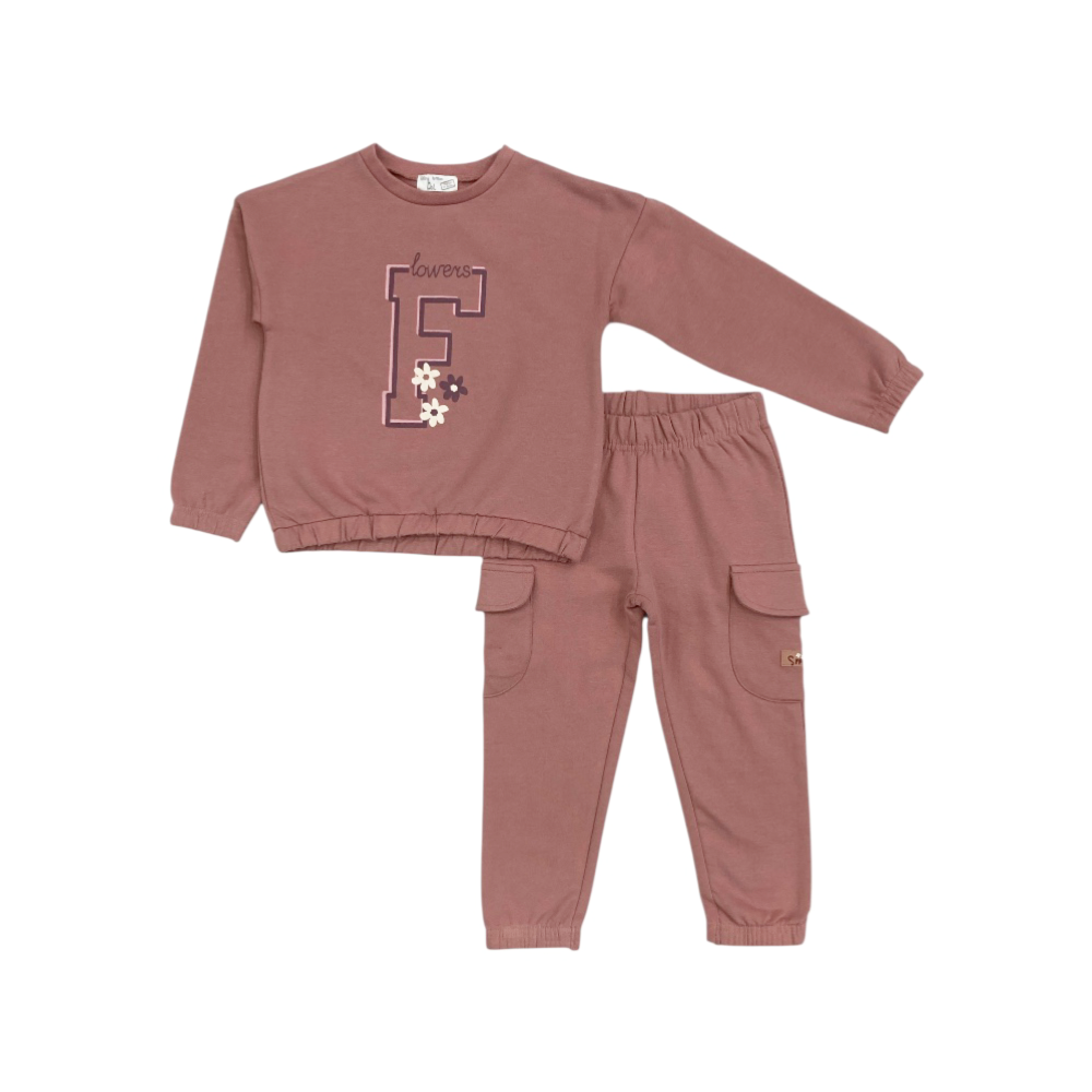 tuta girl felpina 3/6 anni