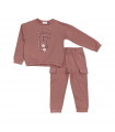 tuta girl felpina 3/6 anni