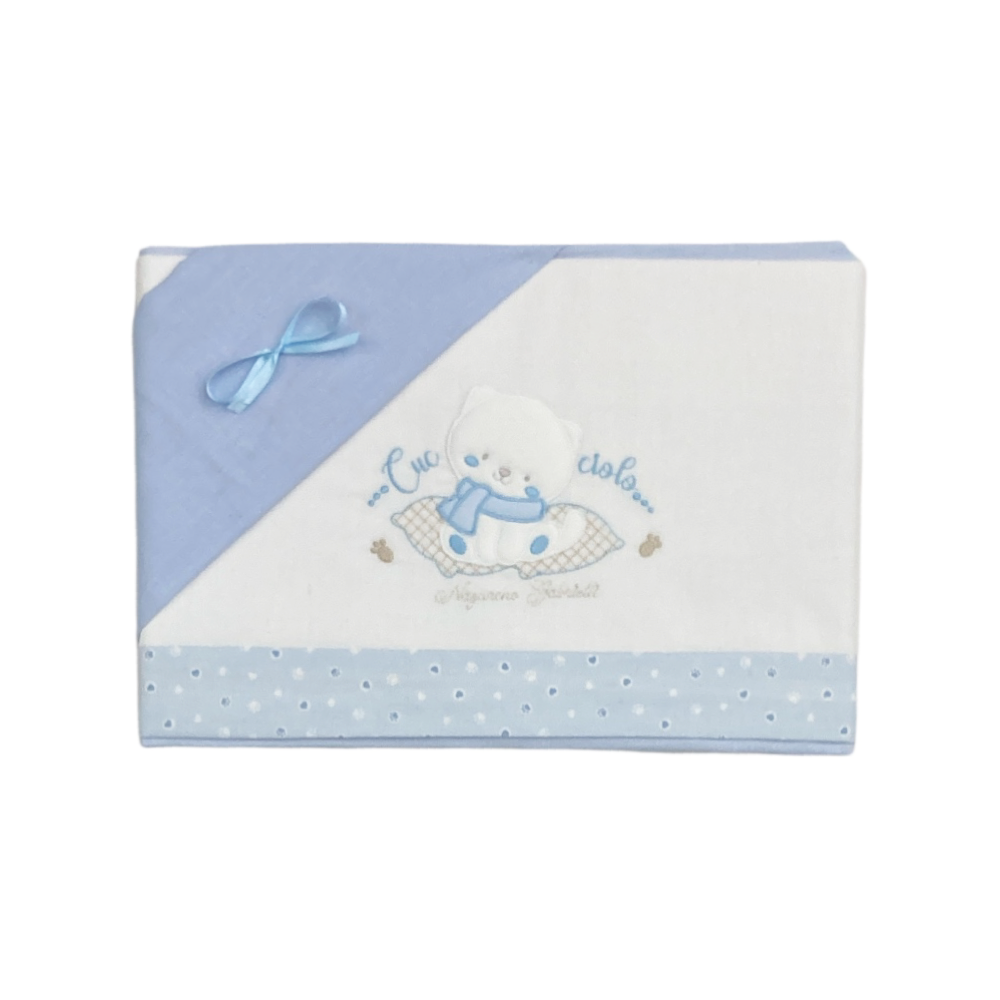 set lenzuolini carrozzina cotone