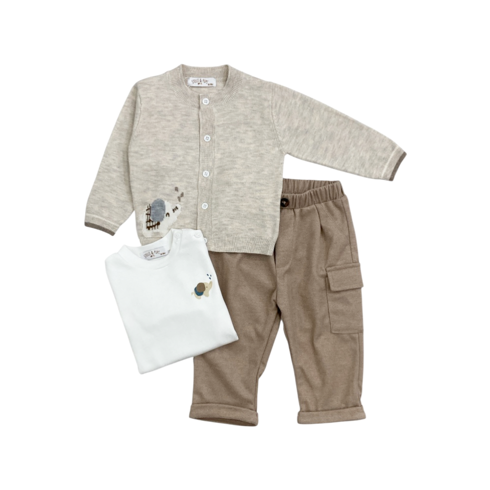 completo baby 3 pezzi 3/18 mesi