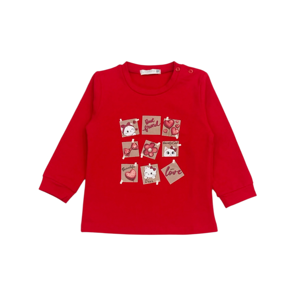 t-shirt baby caldo cotone 12/36 mesi