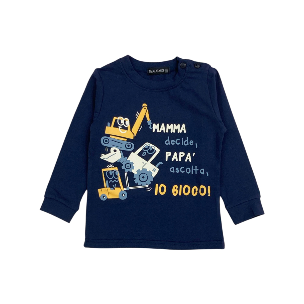 t-shirt baby caldo cotone 12/36 mesi