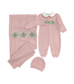 set nascita in maglia invernale