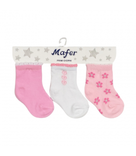set 3 paia calzini neonata caldo cotone