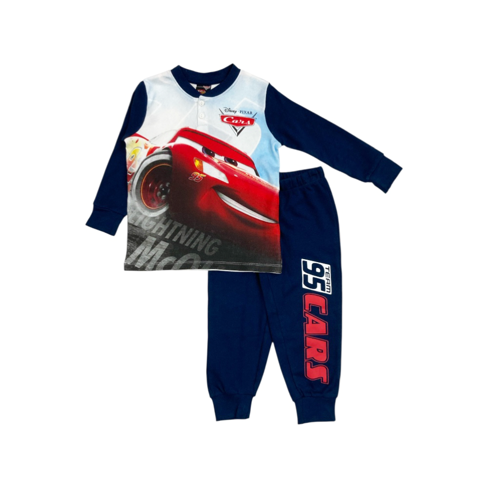 pigiama caldo cotone cars 3/4-9/10 anni