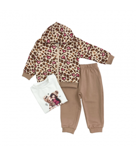 tuta bambina felpina 18/36 mesi