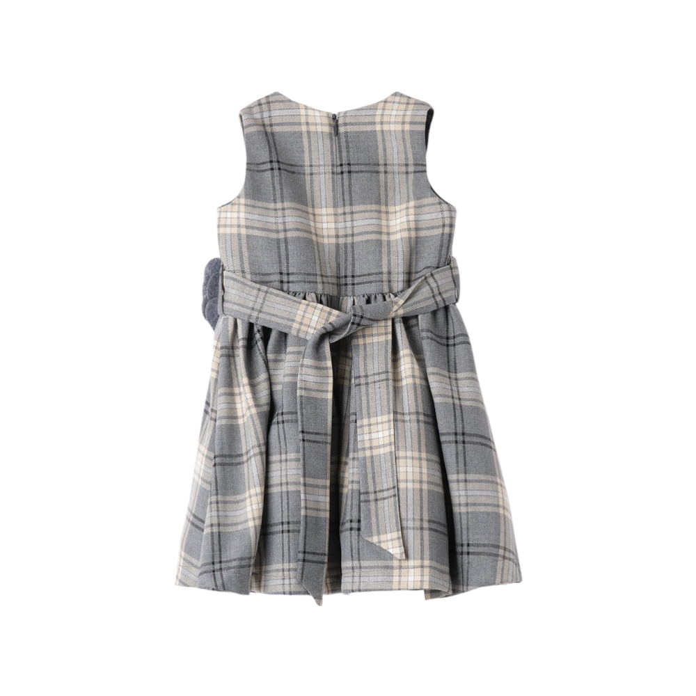 scamiciato bambina tartan 9/30 mesi