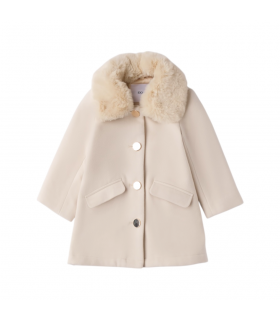 cappotto bambina in panno 3/8 anni