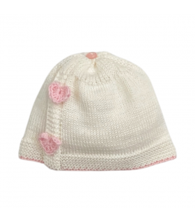 cappellino neonata lana