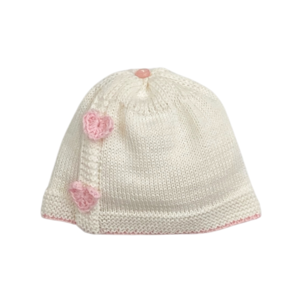 cappellino neonata lana
