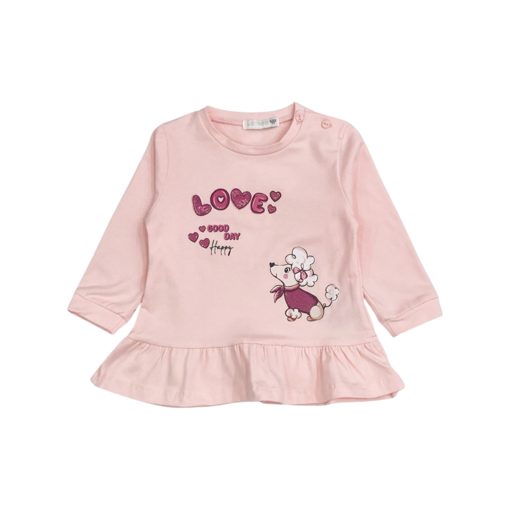 completo bambina caldo cotone 3/18 mesi