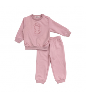 tuta bambina felpina 12/36 mesi