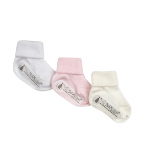 set 3 paia calzini neonata caldo cotone