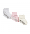 set 3 paia calzini neonata caldo cotone