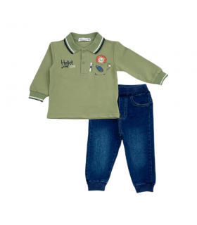 completo bambino caldo cotone 1/12 mesi