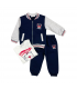 tuta baby felpina 3/18 mesi