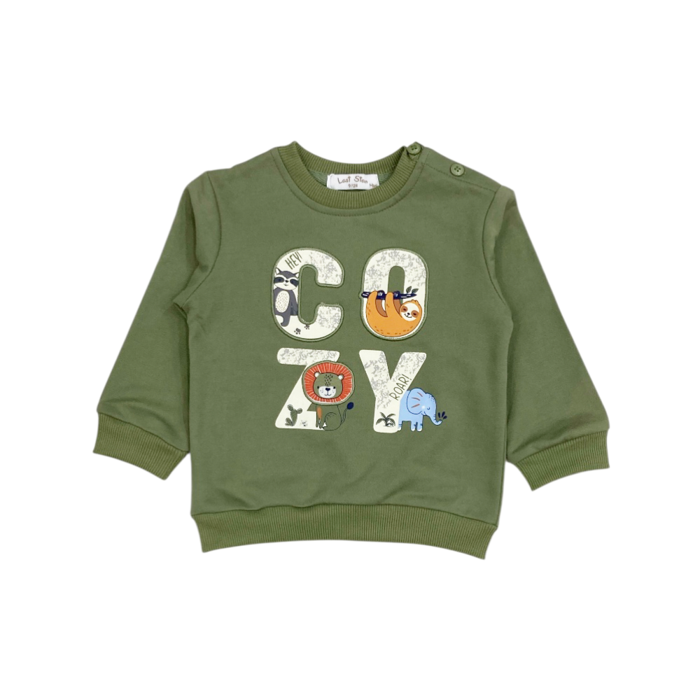 tuta bambino felpina 3/18 mesi